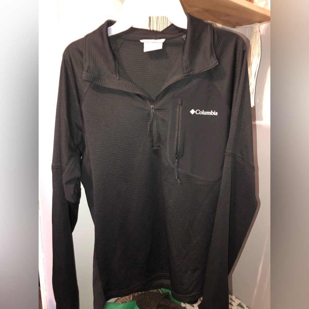 columbia Women's Outdoor Tracks Half Zip Fleece Pullover size small